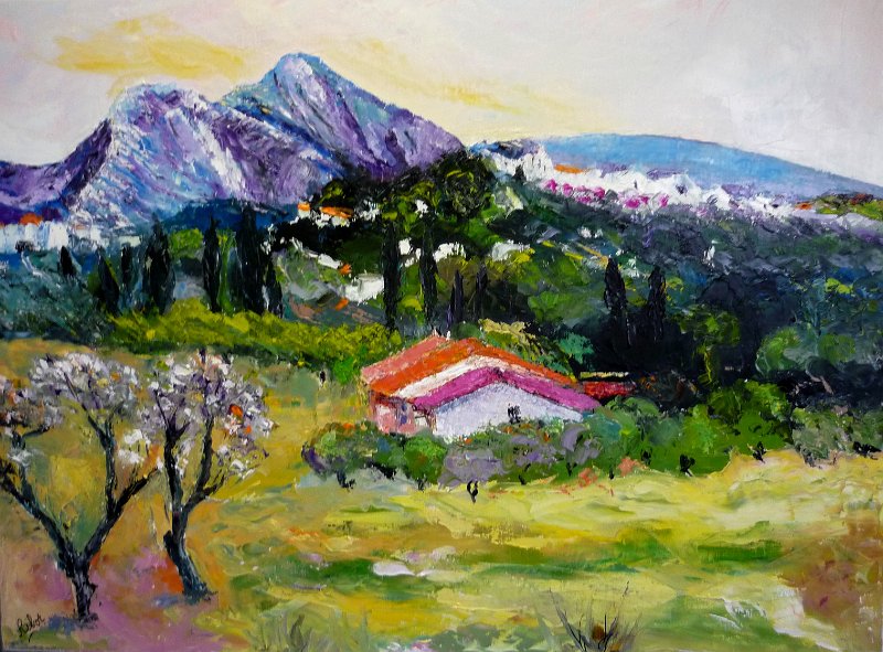 Ribot Raoul-416.JPG - n°416 : Eygalières  (73x60)